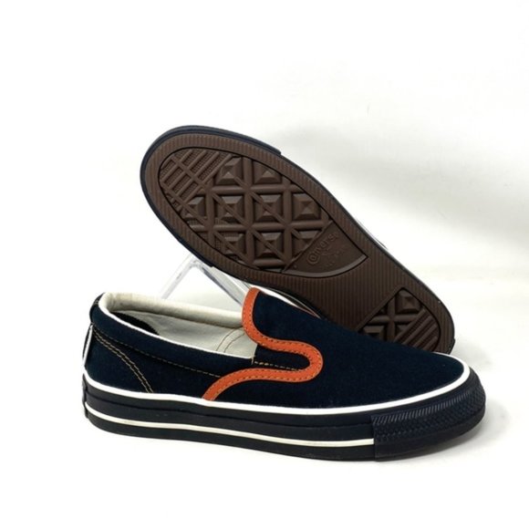 Converse Ctas Slip On Low Top Canvas Black Women Sneakers Custom 171852C-BLKORG - Picture 6 of 10